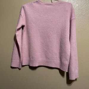 Place Pink Sequin Crew Neck Sweater